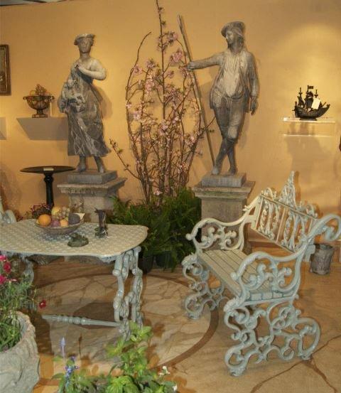 garden statues and decor