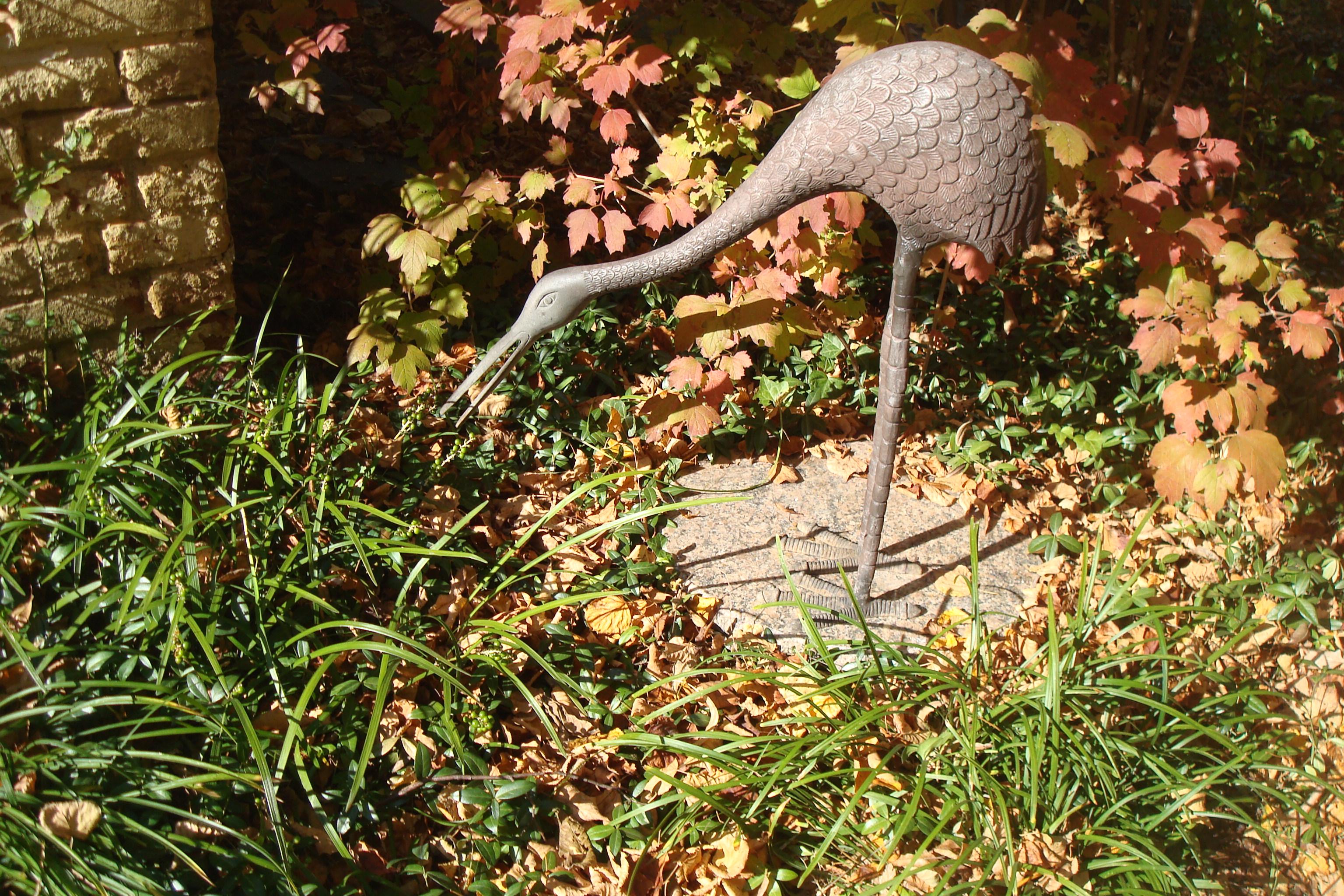 HERON STATUE